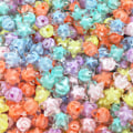 Miniatyrbillede 1 af 4: 3 pakker akrylperler, stjernefrostede DIY-perler