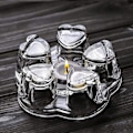 Miniatyrbilde 1 av 5: Universal Solid Crystal Glass Tekanne Varmer
