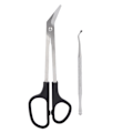 Miniatyrbillede 2 af 8: Negleklipper med langt håndtag, ergonomisk design, unik design, tånegleklipper med negleplukker til voksne og ældre