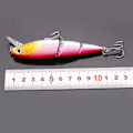 Miniatyrbilde 5 av 5: 3-delt Livaktig Fiske Crank Bait Hook Tackle Kunstig Bait Hooks Swimbait Lokker (Rosa