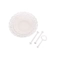 Miniatyrbild 2 av 2: Eleganta spetsdukar, mångsidiga tillbehör för bordsservering för födelsedagsbröllop, livsmedelssäker papper engångsbekvämlighet (Small)