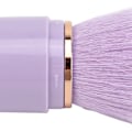 Miniatyrbillede 3 af 8: Negle Støv Pensel Kapsel Form Bærbar Tilbagekaldelig Kunstig Fiber Neglepulver Pensel til Blusher Lilla