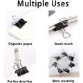 Miniatyrbillede 5 af 7: Store bindere clips 1,6 tommer (60 pakke), store bindere clips til