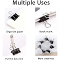 Miniatyrbillede 5 af 7: Store bindere, store binderclips til kontor og hjem