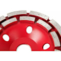 Miniatyrbillede 2 af 5: Diamantslibeskive til slibning af beton, sten, mursten, marmor og granit, 125mm,(1stk)