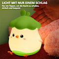 Miniatyrbild 4 av 8: Färgglad Silikon Nattlampa, Touch-Kontrollerad Svamp Lampa, Uppladdningsbar USB Perfekt Present för Barnrumsinredning