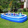 Miniatyrbild 3 av 5: Uppblåsbar badpool, simbassäng, uppblåsbar pool, plaskpool, uppblåsbar barnpool, babypool, bärbar badkar, barn