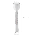 Miniatyrbilde 5 av 8: Bassengtermometer - Analog temperaturvisning -