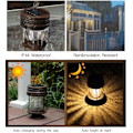 Miniatyrbild 3 av 7: Solcellslykta - Hängande solcellslampor utomhus - 1-pack solcellslampor