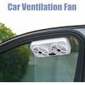 Miniatyrbillede 2 af 5: Dobbeltfunktionelt Vindueudluftningsventilator til Bil, Hjem, Ventilation