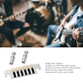Miniatyrbild 3 av 8: Gitarrstall Svansstycke Vändbart Wrap Around Sadelstall Stop Tailpiece för LP EPI Stil Elgitarrer Silver