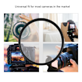 Miniatyrbillede 1 af 2: VBESTLIFE Universal Ultra Slim UV-filter Beskyttende filtre til DSLR-kameraer 77mm