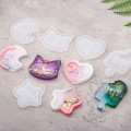 Miniatyrbilde 7 av 7: 10 stk. Resin Casting Shaker Molds Set, 5 stk. Quicksand Silikonformer