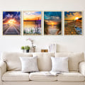 Miniatyrbild 5 av 8: Cskunxia 4 Pack 5D Diamantmålning Bilder Fullborr Diamant