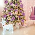 Miniatyrbild 5 av 5: Festliga konstgjorda julstjärneblommor, ljusa och glänsande dekorationer med lättanvända stjälkar, perfekt storlek för julgransprydnader, glitter och mjuka