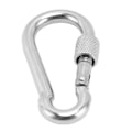 Pikkukuva 4 / 8: 2 kpl Jousi-Snap Hook -karabiinit 316 Ruostumaton Teräs Kiinnikkeet Varusteet Halkaisijaltaan 6x60mm
