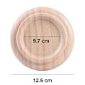 Miniatyrbillede 4 af 8: 4 stk. små fodpuder / 3 stk. store fodpuder i massivt træ til lodret klaver