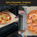 Miniatyrbilde 6 av 7: BOMEON Pizzastein for stekeovn og gassgrill, kjøkkenutstyr