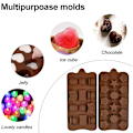 Miniatyrbillede 4 af 4: 2 stk. chokolade, kageform, silikone bageform,