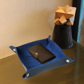 Miniatyrbilde 5 av 5: Valet Tray Desktop Oppbevaringsarrangør - Multi-Use Lær