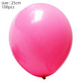 Miniatyrbillede 2 af 5: 100 stk. 10 tommer tykke balloner, latex heliumballoner, til