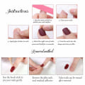 Miniatyrbilde 7 av 7: Aimimier 24 stk fransk ombre falske negler blanke gradient full