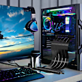 Pikkukuva 1 / 8: PCIE 4.0 X16 -jatkokaapeli 26 Gt/s 9,8 tuuman häiriönkestävä kullattu GPU-jatkokaapeli RTX3090 RTX3080ti RTX3070 -näytönohjaimille