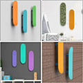 Miniatyrbild 4 av 5: 2-pack GrooFoo skateboardväggfäste för longboard