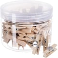 Miniatyrbild 1 av 7: Förpackning med 50 st, Favide Favourde Push Pin med träklämmor Pushpins T