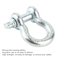 Miniatyrbilde 4 av 4: G209 Legering Stål Tungt Buespenne Marine Løfte D-Ring Spenne 4.75t 1 stk