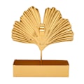 Miniatyrbillede 1 af 5: Jern Røgelse Spoleholder Ginkgo Blad Formet Røgelse Brændende Støtte Stativ til Hjem Dekoration Guld