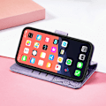 Miniatyrbillede 3 af 5: PU Læder Stativ Kortholder Strap Flip Cover til iPhone 14