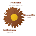 Pikkukuva 3 / 5: PVC-auringonkukan alusta kuumille kattiloille ja pöydille,