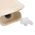 Miniatyrbilde 5 av 5: Varmtvannsflaske 2000ML Vanninjeksjon Varmtvannspose Med Plysjtrekk for Ubehag Linderung Beige