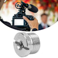 Miniatyrbild 1 av 8: Mikrofonstativadapter 5/8 tum hane till 1/4 tum hona skruvgängadapter för kameramonitor mikrofonstativ