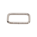 Miniatyrbillede 3 af 8: 100 stk. Metal firkantede spænder Rektangel Metalring til taske pung taske DIY syning hardware håndværk sølv 3x25x15mm