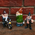 Miniatyrbilde 4 av 5: OKDEALS Hagegnomer Statuer | Slemme Gnomer | Morsomme Gnomer