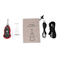 Miniatyrbild 7 av 8: Portabel Bluetooth-gitarr-effektpedal med 3,5 mm utgångsjack, 5 ljudlägen, tillbehör