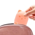 Miniatyrbilde 5 av 5: Silikon Makeup Svamp Reisebeskyttende Plast Beauty Blender