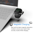 Miniatyrbild 4 av 8: Portabel Apple Watch-laddare, trådlös magnetisk reseladdare