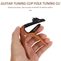 Miniatyrbild 4 av 6: Gitarr Capo, 2in1 Flamingos Zink Metall Capo för Akustisk och Elektrisk Gitarr, Ukulele, Mandolin, Banjo, Gitarraccessoarer.