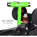 Miniatyrbillede 5 af 8: Alt-i-én skateboardværktøj Multifunktionel bærbar skateboard T