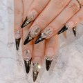 Miniatyrbillede 4 af 5: Krystal Rhinestones, Flat Back 3D Sten til Negledekoration