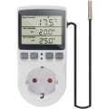 Miniatyrbilde 1 av 6: KETOTEK 230 V temperaturkontrollplugg med sensor, digital termostatplugg med timer, plugg termostattidsbryter for drivhus, akvarier,