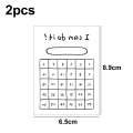 Miniatyrbilde 2 av 5: 2 stk. To Do-liste notatblokk 65*x89mm, enkel sjekkliste, søt