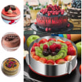 Miniatyrbilde 5 av 5: Kakeform og acetatark for baking, 20 til 40 cm justerbar