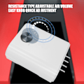 Miniatyrbild 5 av 8: Elektronisk akvarieluftpump med 4 uttag Fiskdamm Tyst syrepump Justerbar EU-kontakt 220V