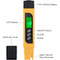 Miniatyrbillede 3 af 5: Digital TDS-tester pen - Bærbar vandkvalitet TDS EC