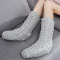 Miniatyrbilde 4 av 5: Leg Warmers over Knee High Fuzzy Socks Plush Slipper Stockings