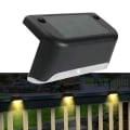Miniatyrbillede 1 af 8: 12 stk. solcelledrevne udendørslamper, vandtætte stilamper med automatisk tænd/sluk